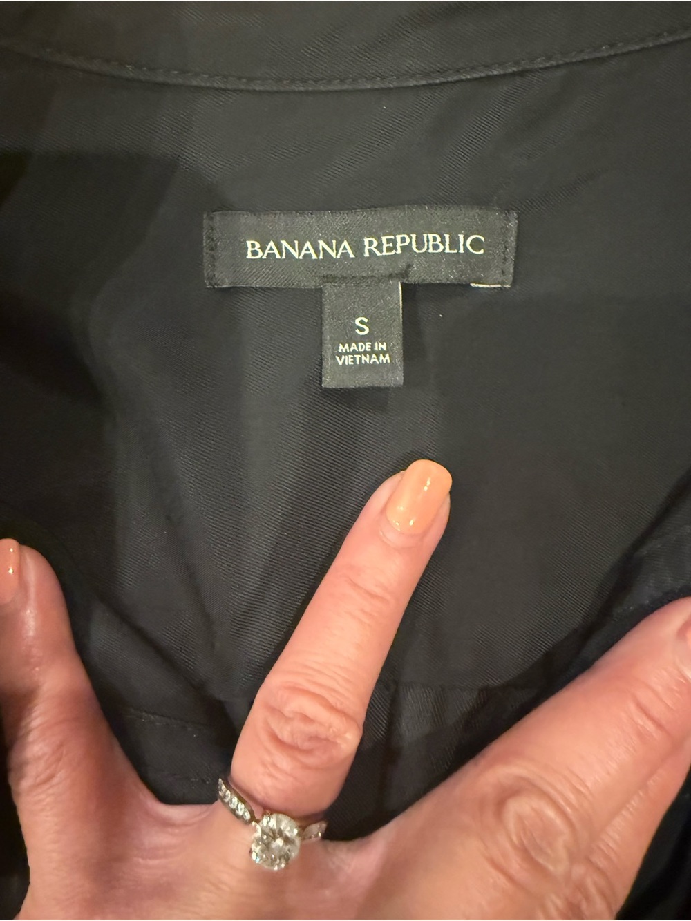 EUC Banana Republic Billow sleeved belted dress. Black Size S ~$160 worn once! - Picture 5 of 7